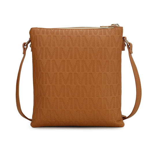 MKF Collection Janni Signature Embossed Crossbody Bag by Mia K