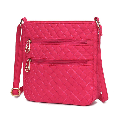 Lainey Solid Quilted Cotton Women Crossbody