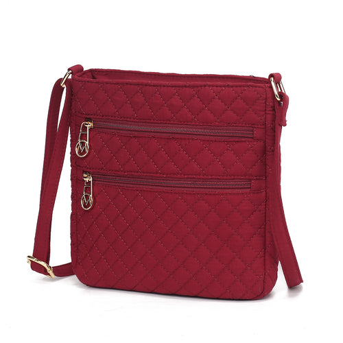 Lainey Solid Quilted Cotton Women Crossbody