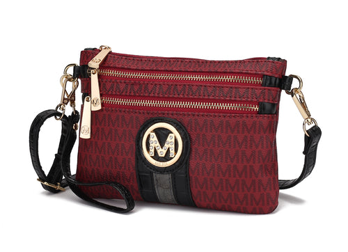 MKF Collection Tarren Signature Crossbody/ Wristlet Bag by Mia K