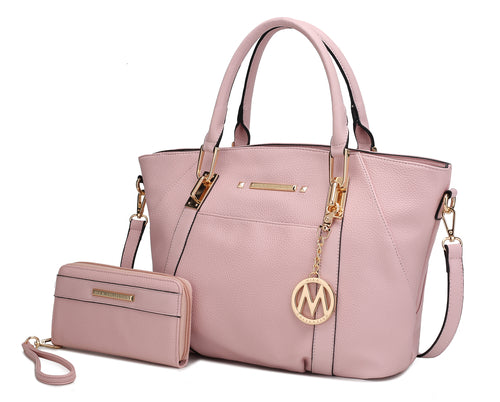 MKF Collection Darielle Satchel Bag with Wallet by Mia K