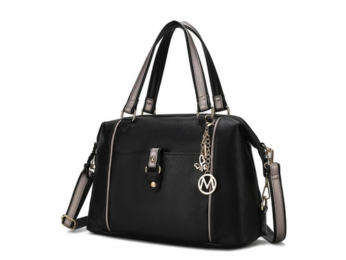 MKF Collection Opal Lightweight Satchel Bag Vegan Leather by Mia K