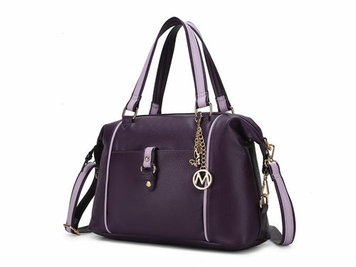 MKF Collection Opal Lightweight Satchel Bag Vegan Leather by Mia K