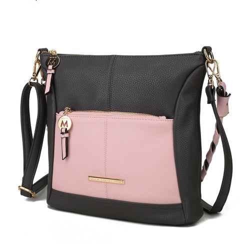 MKF Collection Nala Vegan Shoulder Bag Color Block by Mia K