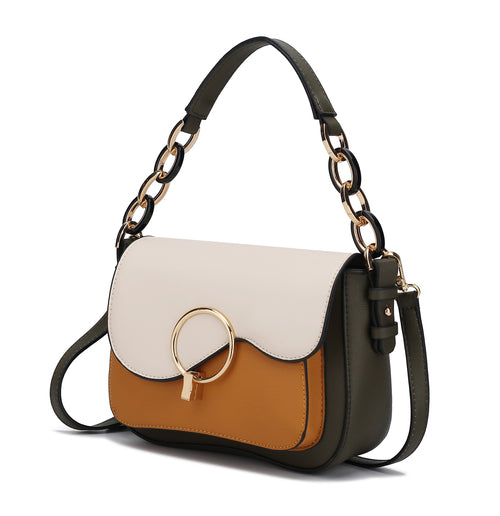 Fantasia Solid Crossbody Bag