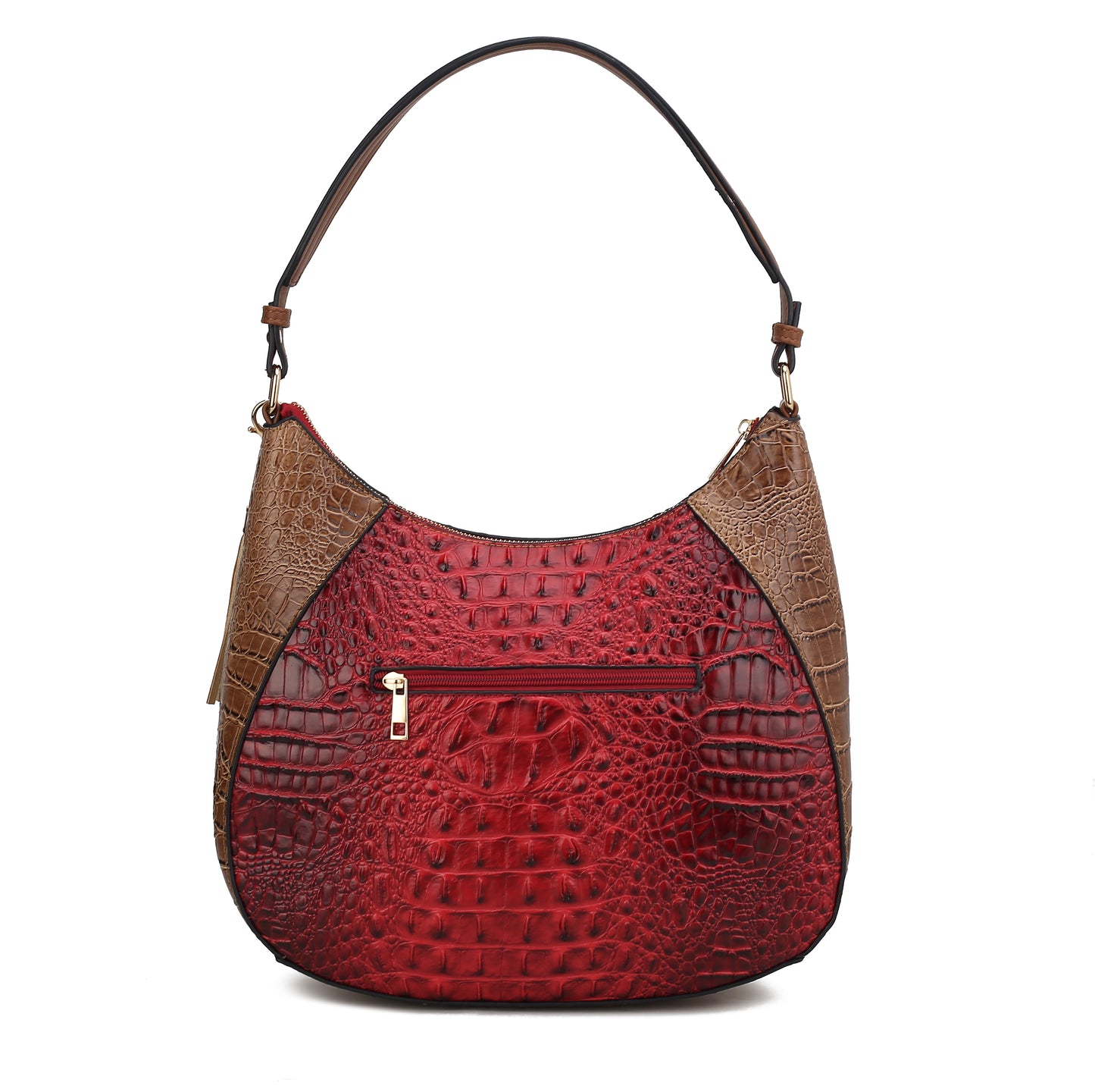 Nayra Embossed Hobo Bag