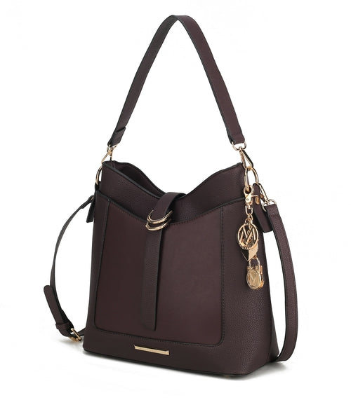 MKF Collection Geneva Vegan Leather Shoulder Bag by Mia K