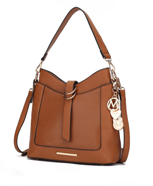 MKF Collection Geneva Vegan Leather Shoulder Bag by Mia K