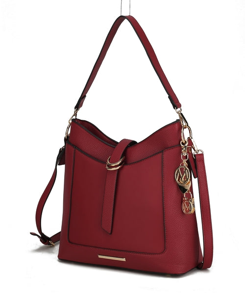 MKF Collection Geneva Vegan Leather Shoulder Bag by Mia K