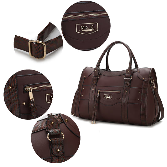 Patricia Vegan Leather Women Duffle Bag