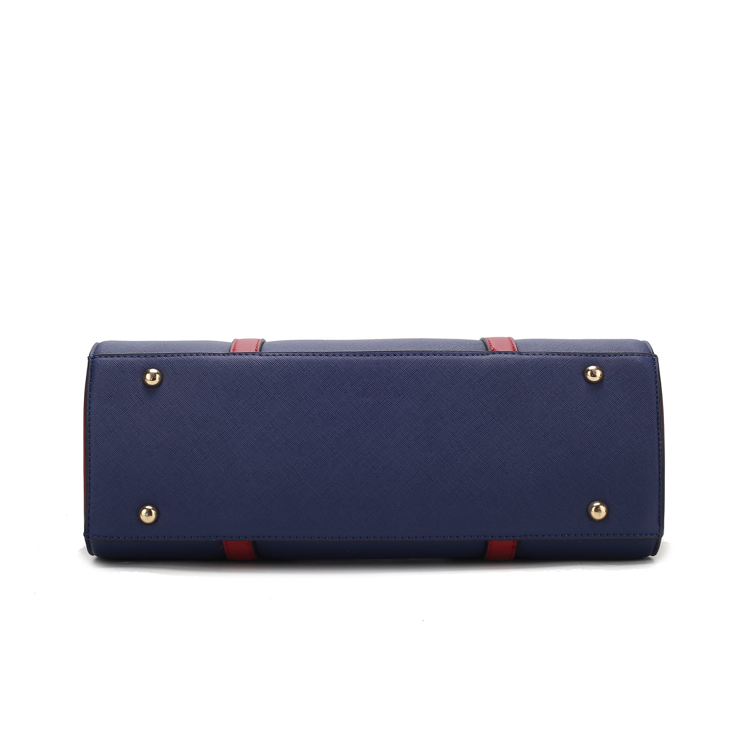 Amy Tote Handbag Color Block Vegan Leather Women