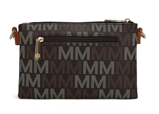 Ishani Five Compartments M Signature Cross-body Bag