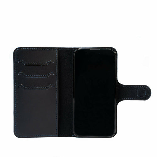iPhone 14 series Top-Grain Leather Folio Case Wallet - Classic 4.0