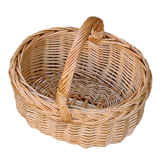 Mini Car Wicker Shopping Basket