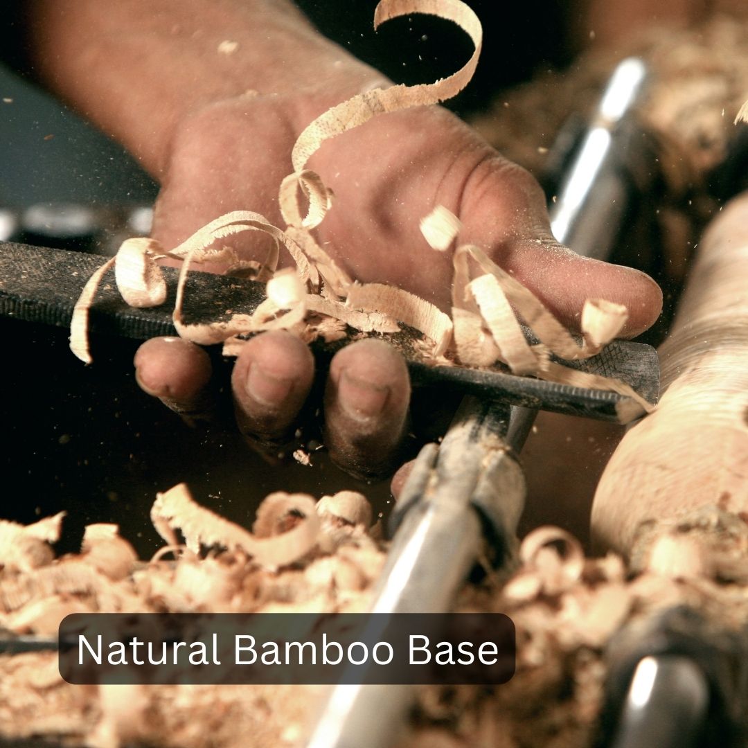 Mt Fuji Portable | Waterless Essential Oil Diffuser | Bamboo and Glass