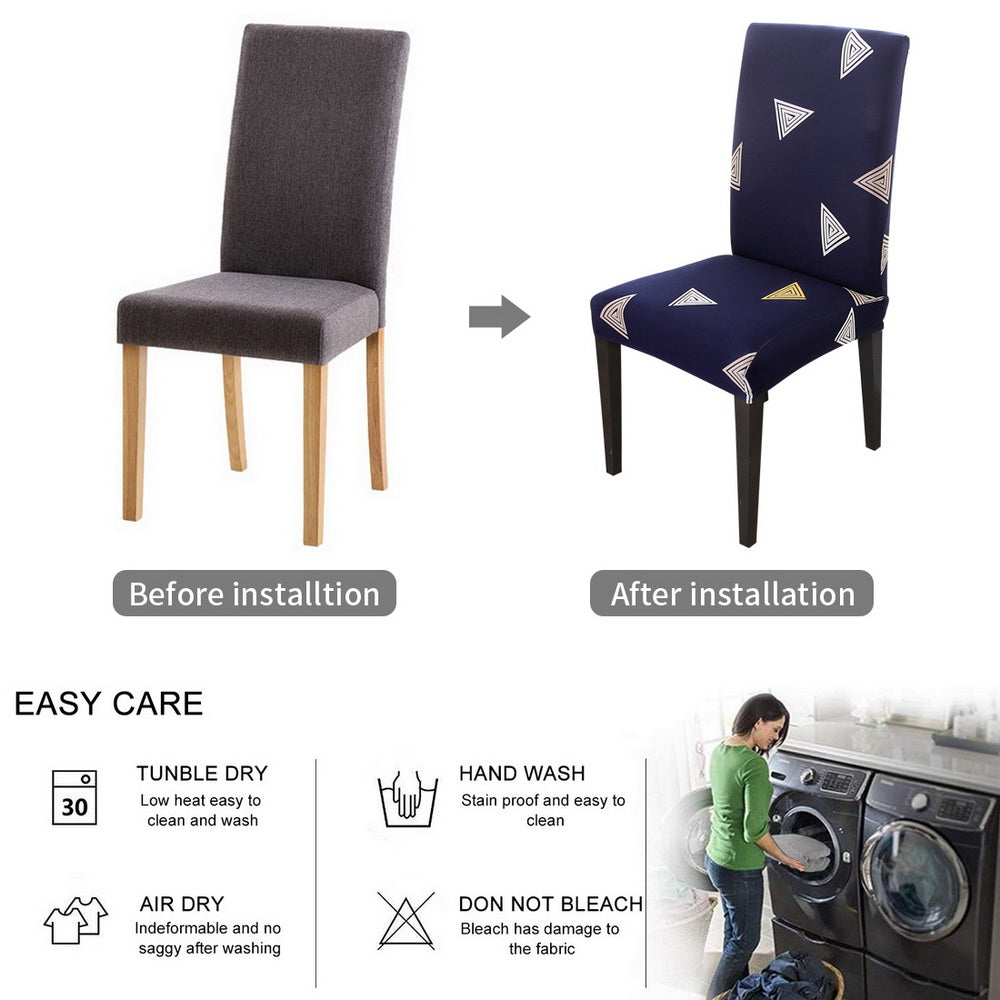 Rainforest Printing Chair Cover Elastic Seat