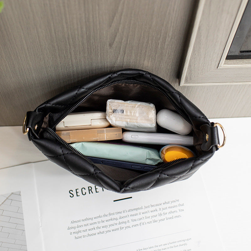 Small Messenger Bag For Women Trend Lingge Embroidery Female Shoulder