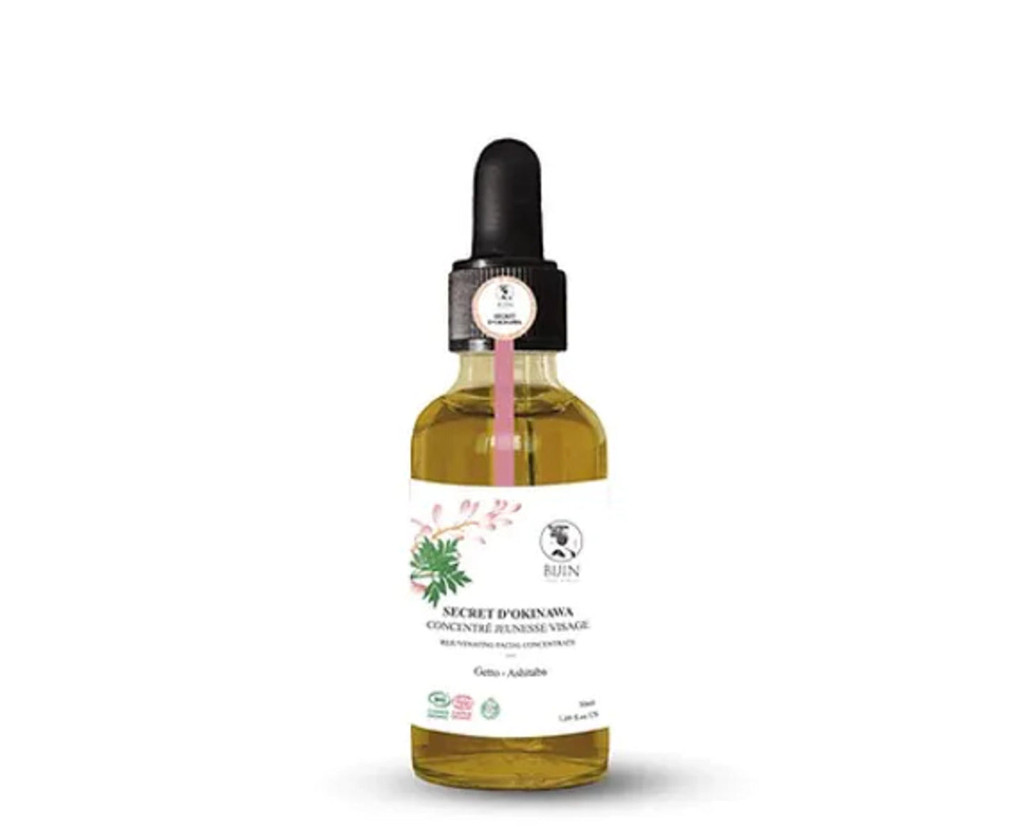 Concentré jeunesse huile visage Getto et Ashitaba