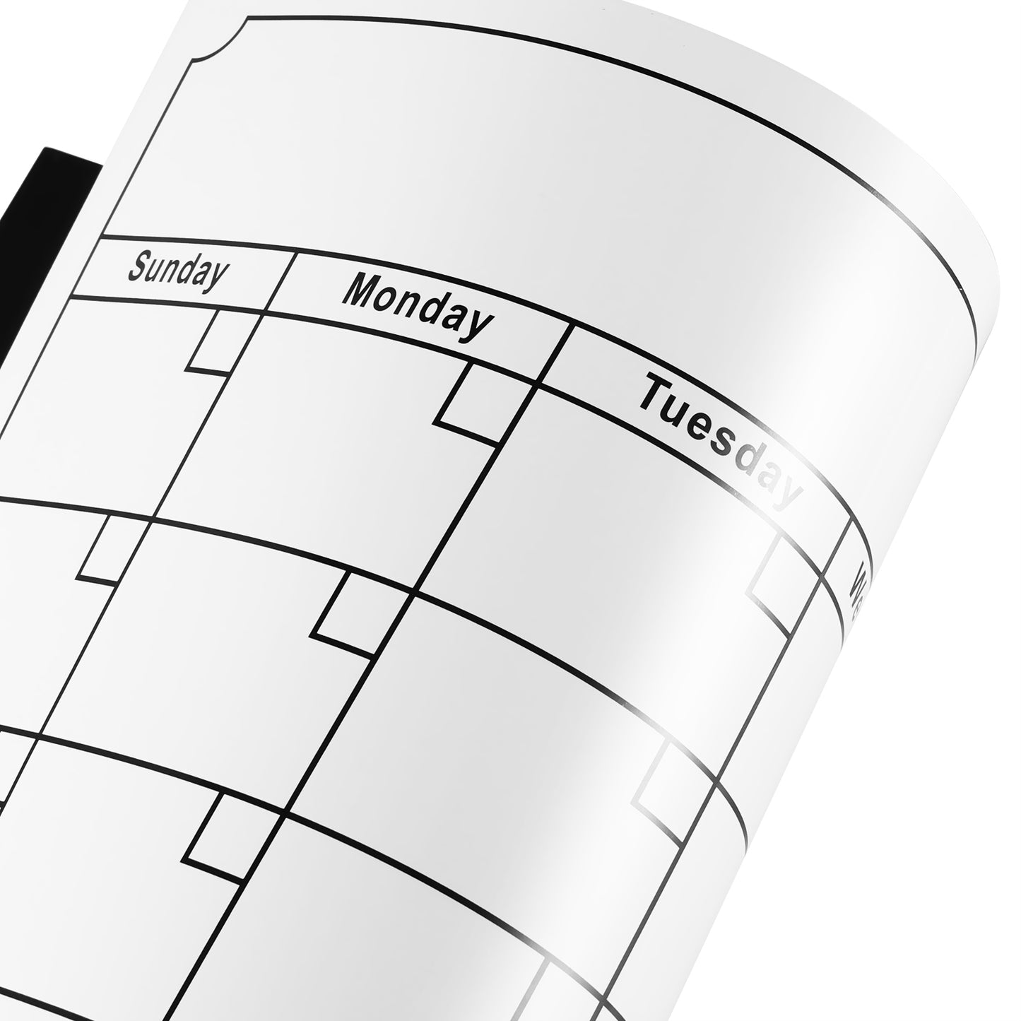 Monthly Magnetic Calendar for Refrigerator Sticker