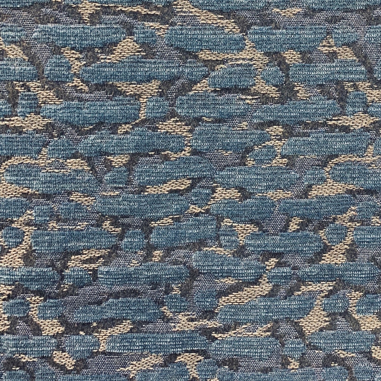 Indigo Rivulet Blue Solid Luxury Outdoor/Indoor Throw Pillow