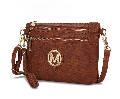 Roonie Milan “M” Signature Crossbody Wristlet