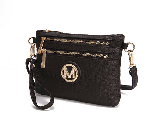 Roonie Milan “M” Signature Crossbody Wristlet