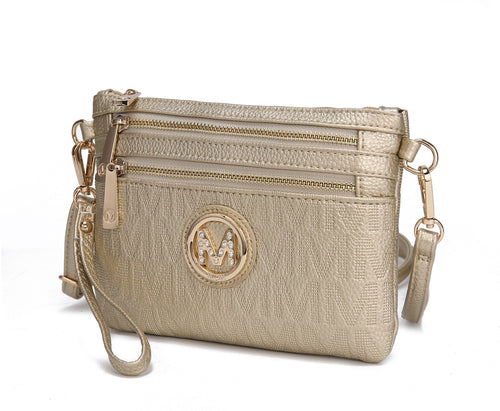 Roonie Milan “M” Signature Crossbody Wristlet