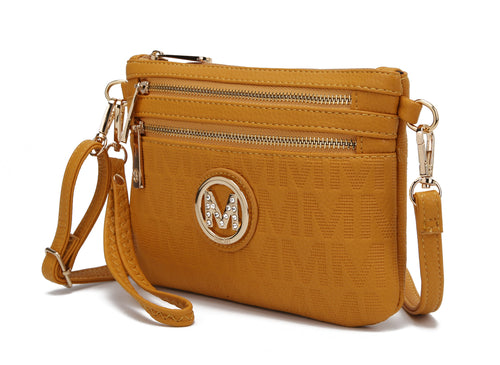 Roonie Milan “M” Signature Crossbody Wristlet