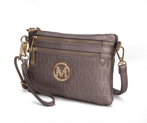 Roonie Milan “M” Signature Crossbody Wristlet