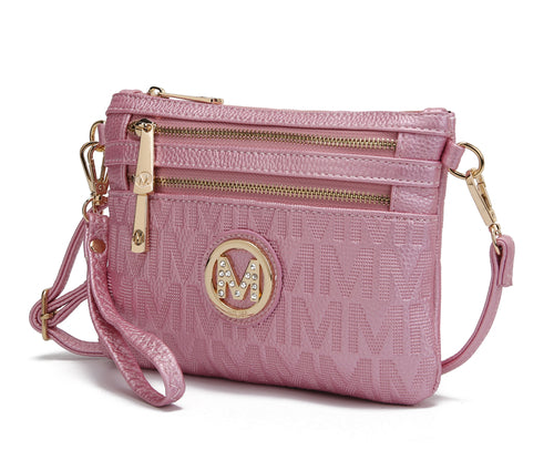 Roonie Milan “M” Signature Crossbody Wristlet