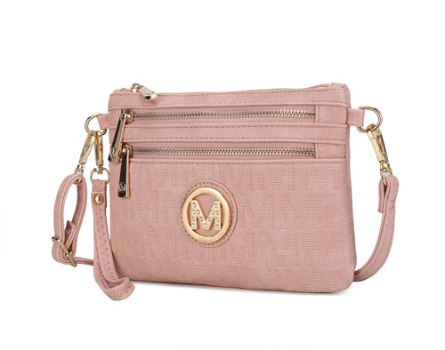 Roonie Milan “M” Signature Crossbody Wristlet