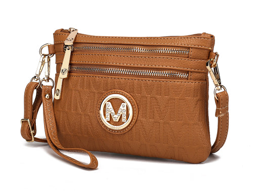 Roonie Milan “M” Signature Crossbody Wristlet