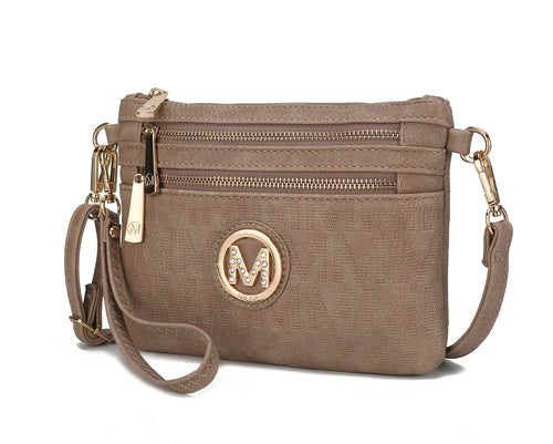 Roonie Milan “M” Signature Crossbody Wristlet