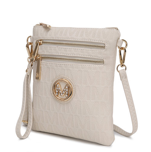 MKF Collection Andrea Milan M Signature Crossbody Bag by Mia K
