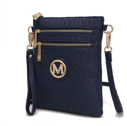 MKF Collection Andrea Milan M Signature Crossbody Bag by Mia K