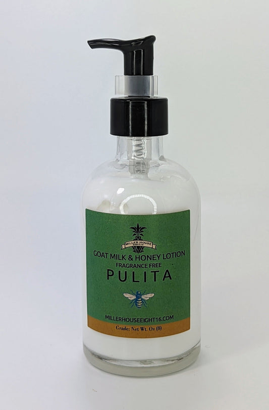 Pulita, Goat milk and honey lotion