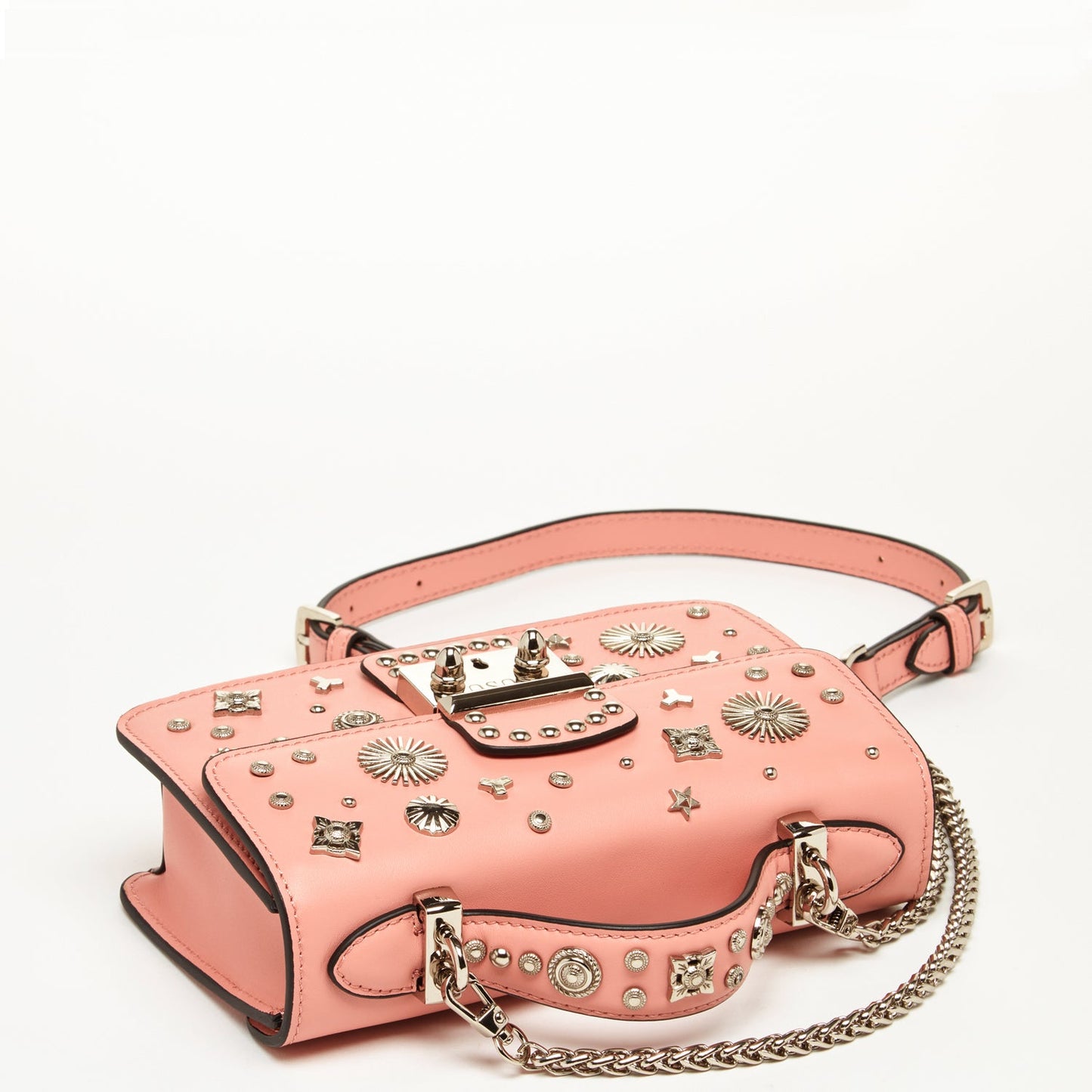 SUSU Pink Purse Small Leather Crossbody Bag Women's Handbag