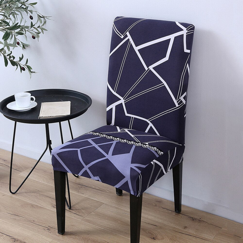 Printing  Anti-dirty Removable Chair Cover Elastic