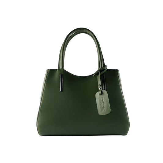 RB1004E | Borsa a Mano in Vera Pelle Made in Italy con Tracollina