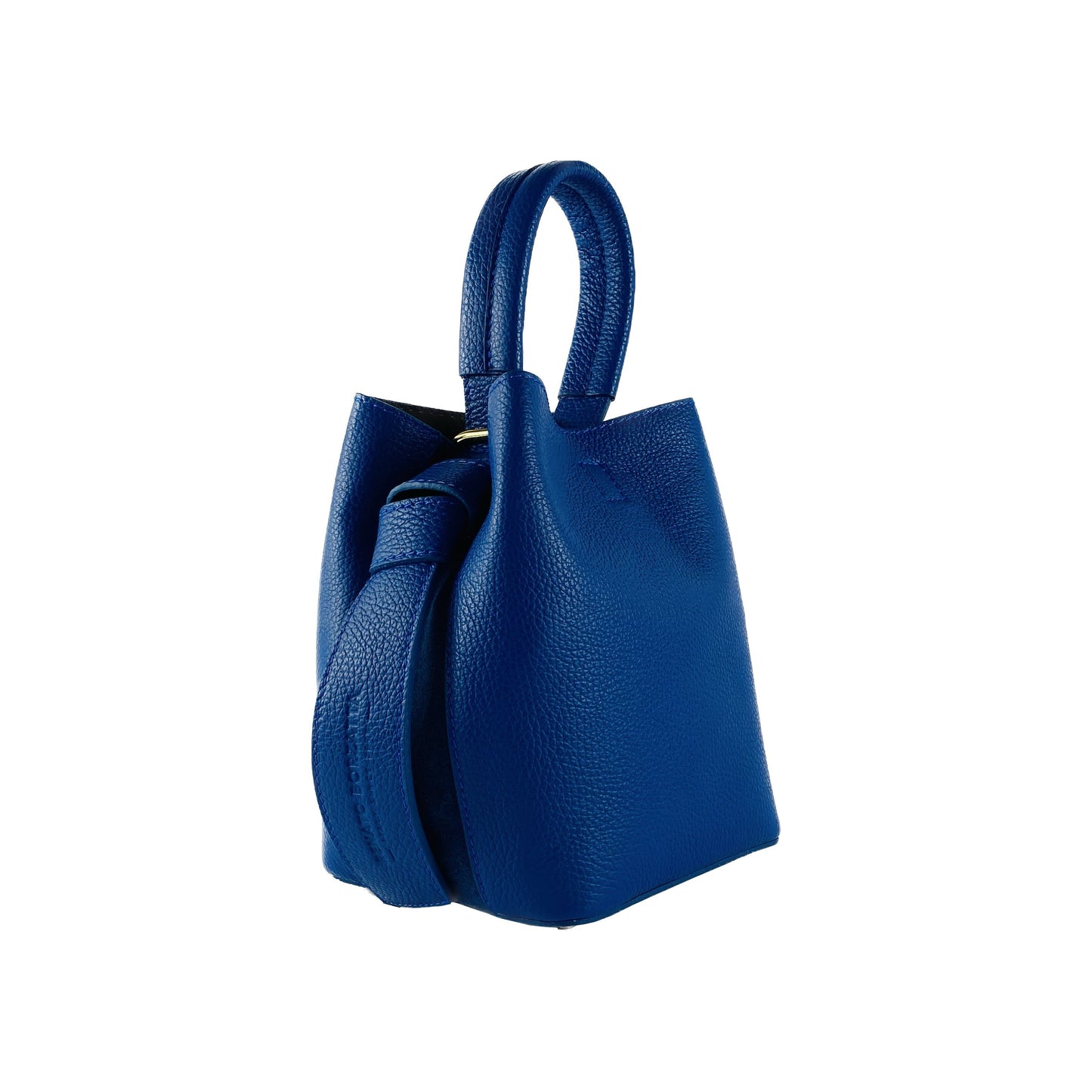 RB1006CH | Borsa a Secchiello con Pochette in Vera Pelle Made in