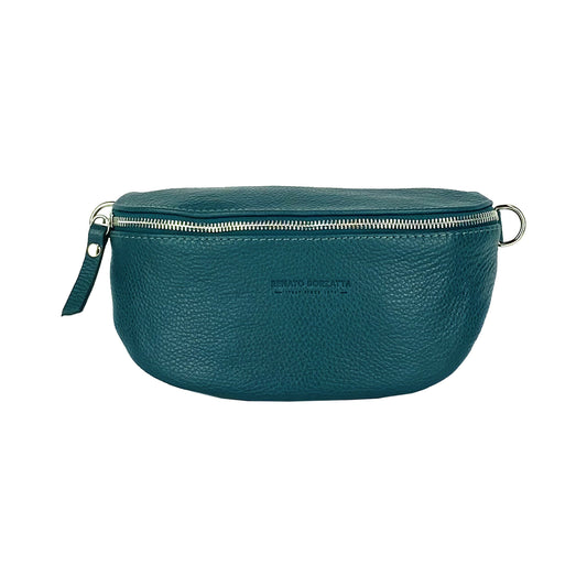 RB1015BZ | Marsupio con tracolla removibile in Vera Pelle Made in