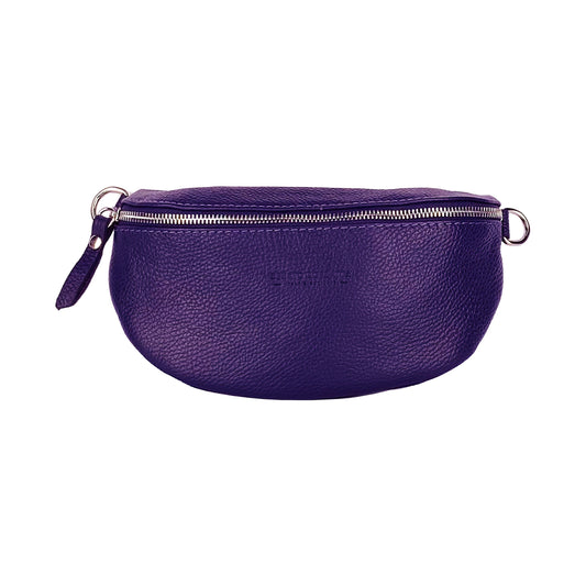 RB1015Y | Marsupio con tracolla removibile in Vera Pelle Made in