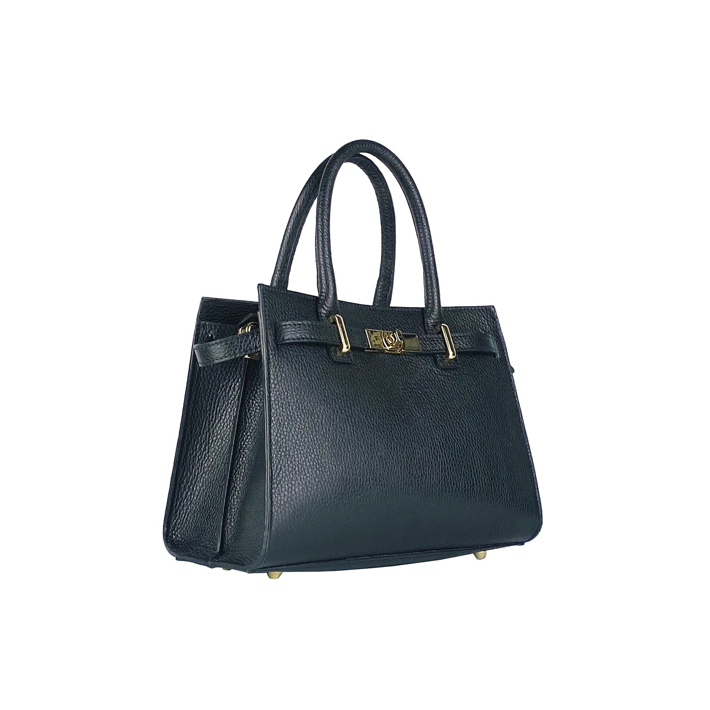 RB1016A | Borsa Donna a Mano in Vera Pelle Made in Italy con tracolla