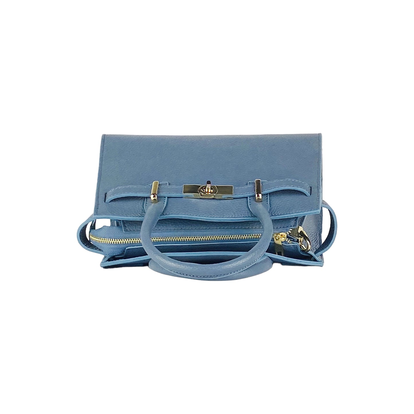 RB1016P | Borsa Donna a Mano in Vera Pelle Made in Italy con tracolla