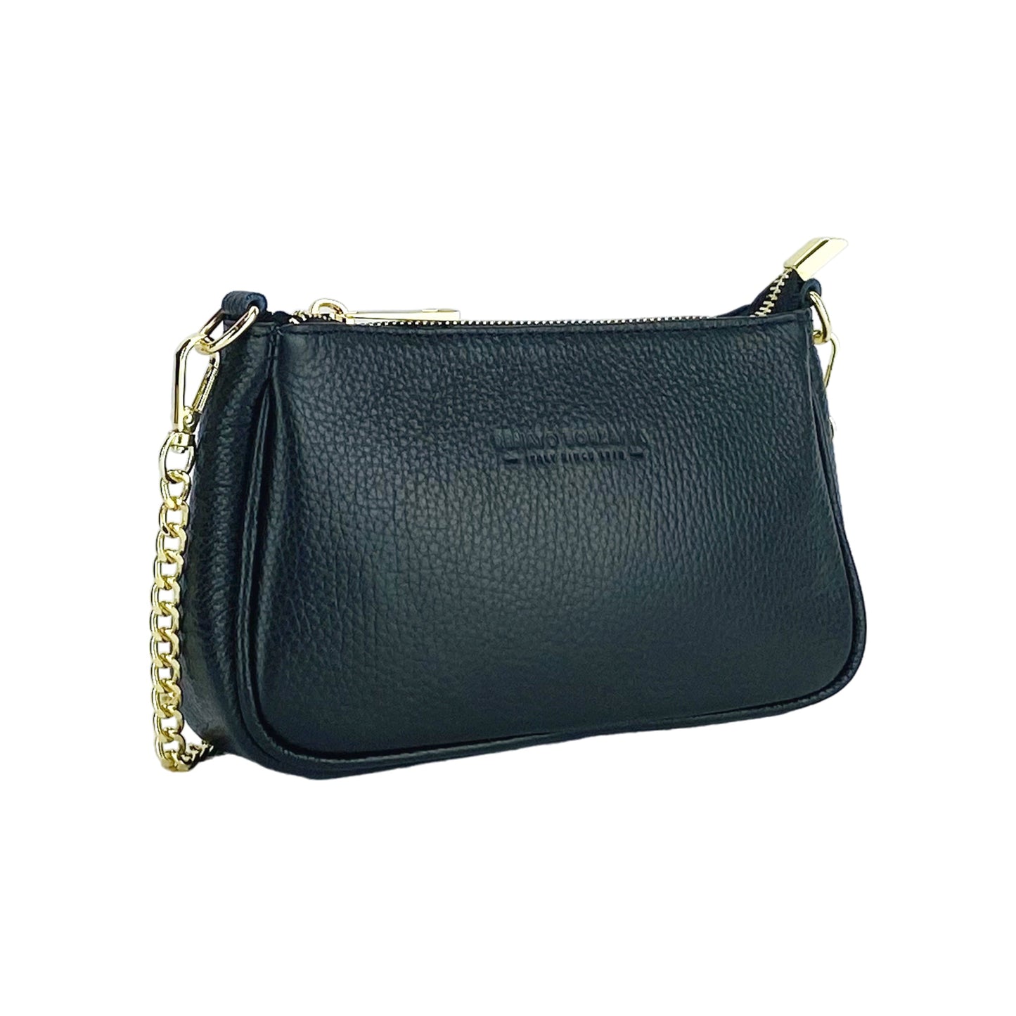 RB1022A | Borsa Piccola in Vera Pelle Made in Italy con Tracolla a