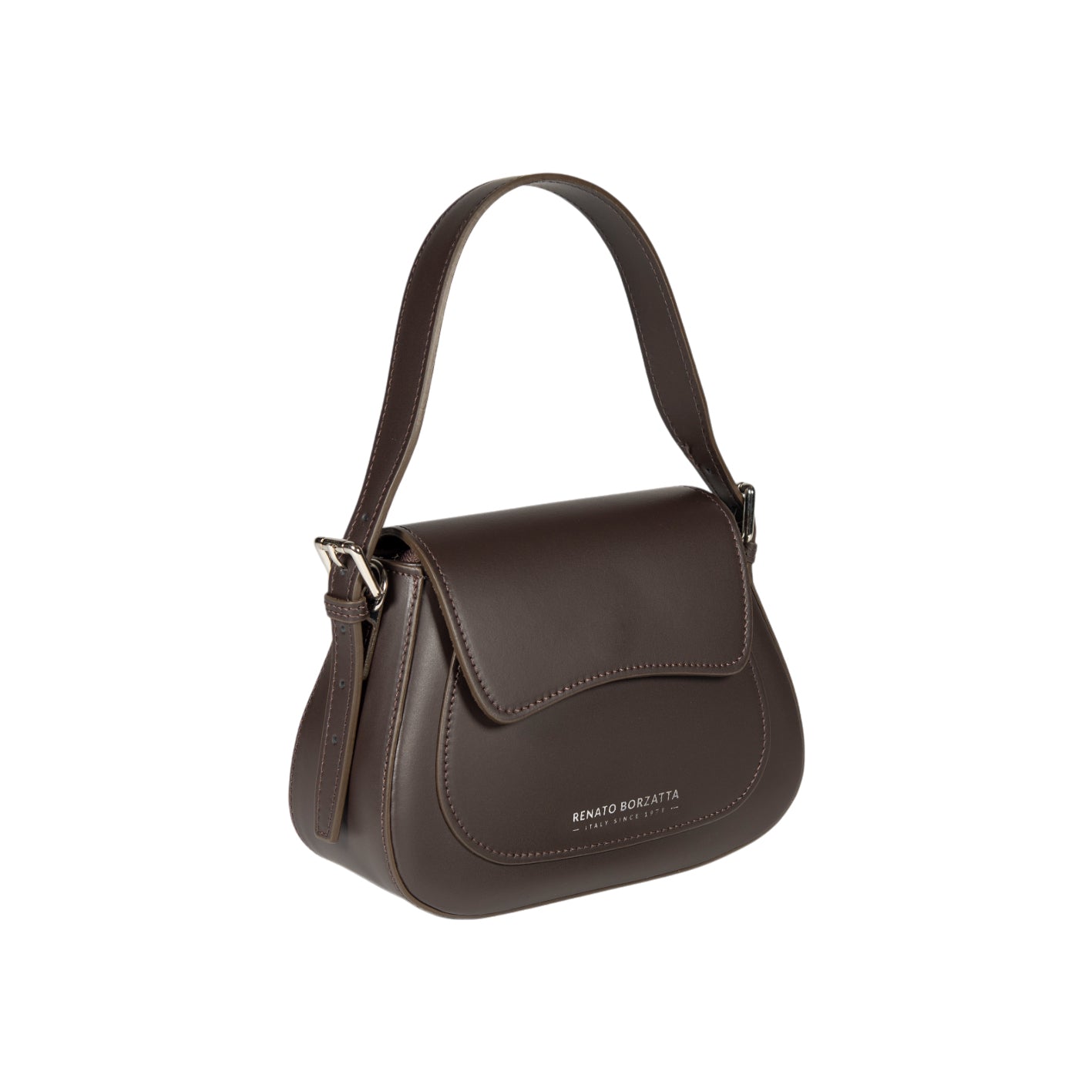 RB1030CI | Borsa Donna a Spalla EMMA con pattina in Vera Pelle Made in