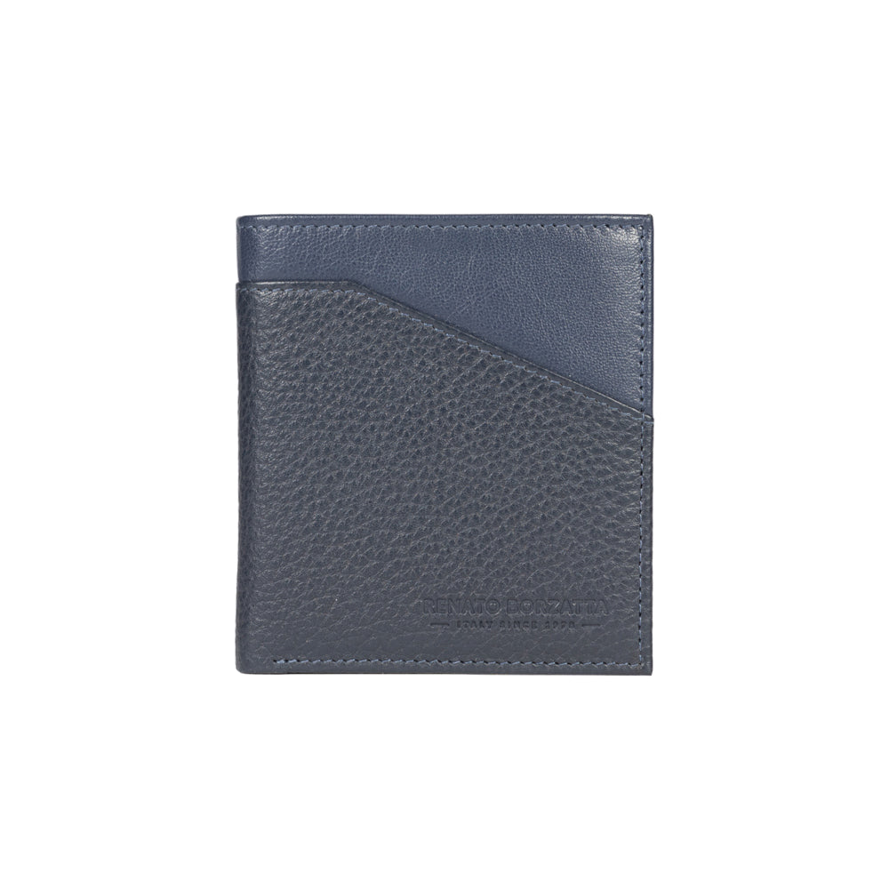 RB12113V| Portafogli Verticale in Vera Pelle pieno fiore, grana