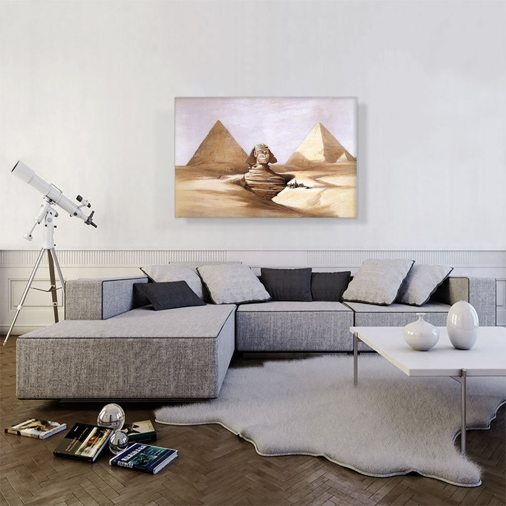 The Great Sphinx And Pyramids Of Giza 1839