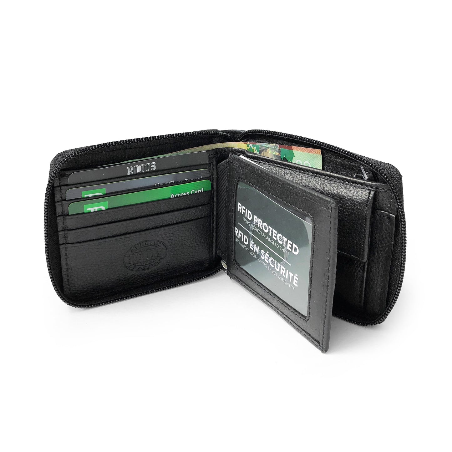 Men's Zip Around Coin Wallet