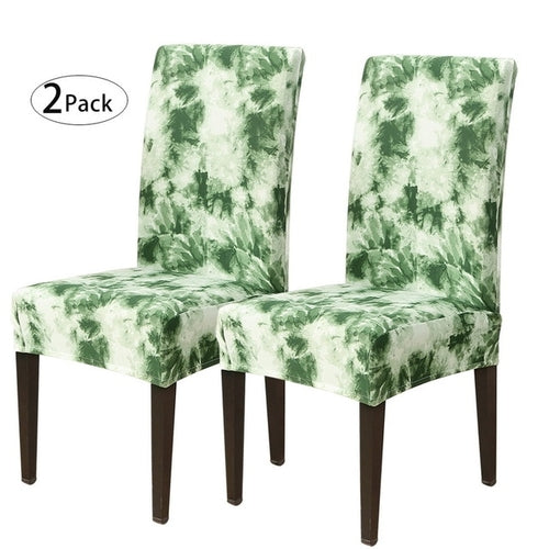 Removable Chair Covers Flower Printing Stretch